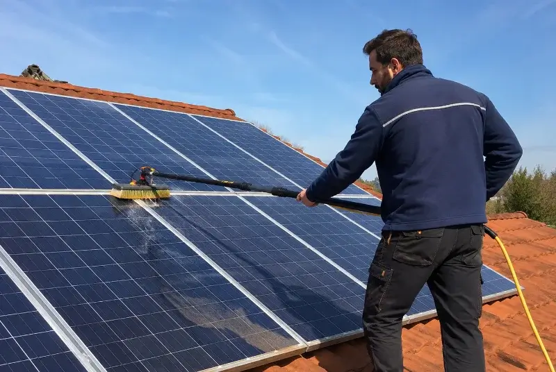 Nettoyage et entretien de panneaux solaires à Romans